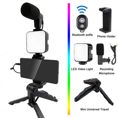 Kit Vlogging AY-49 – Votre Studio Mobile Tout-en-Un