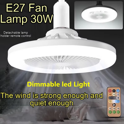 Ventilateur de plafond LED avec télécommande