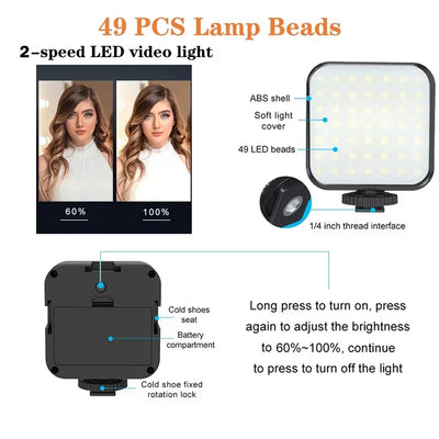 Kit Vlogging AY-49 – Votre Studio Mobile Tout-en-Un