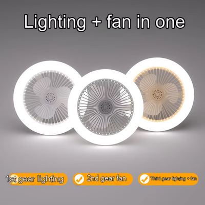 Ventilateur de plafond LED avec télécommande