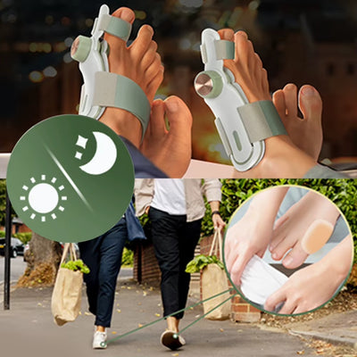 Correcteur d’orteil (Hallux Valgus) – Orthèse ajustable &amp; rotative 180°