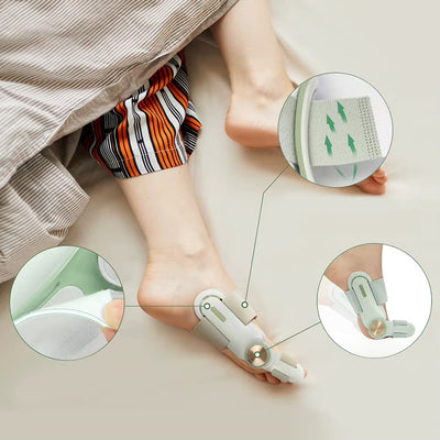 Correcteur d’orteil (Hallux Valgus) – Orthèse ajustable &amp; rotative 180°