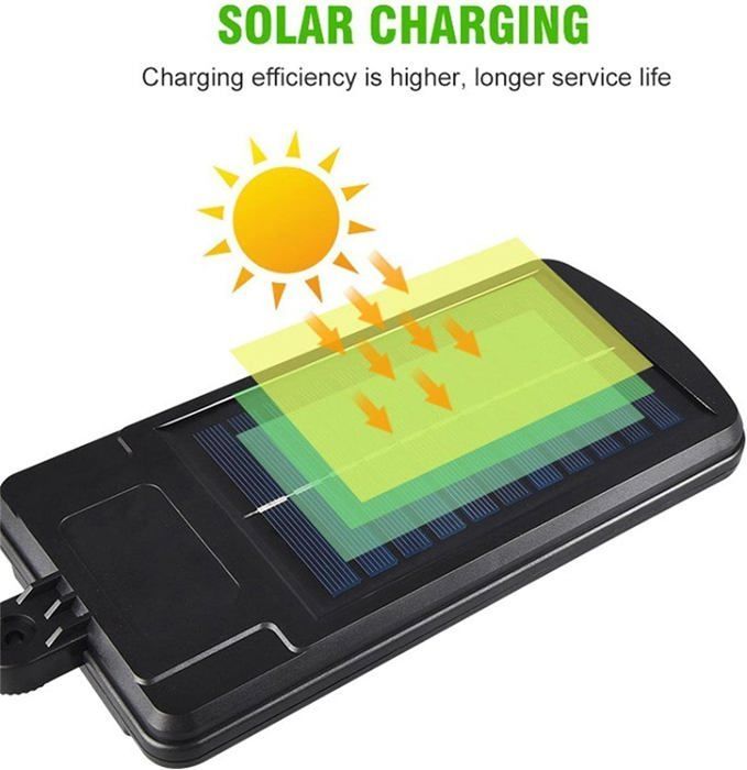 Lampe Solaire Extérieure à Télécommande &amp; Détecteur de Mouvement – Étanche IP65