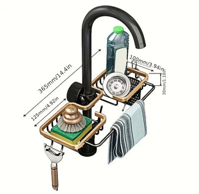 Pack de Cuisine 2 en 1 – Égouttoir Udry + Porte-Éponge