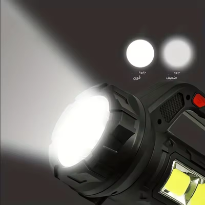 مصباح يدوي متعدد الوظائف مع صندوق أدوات مدمج (GA)